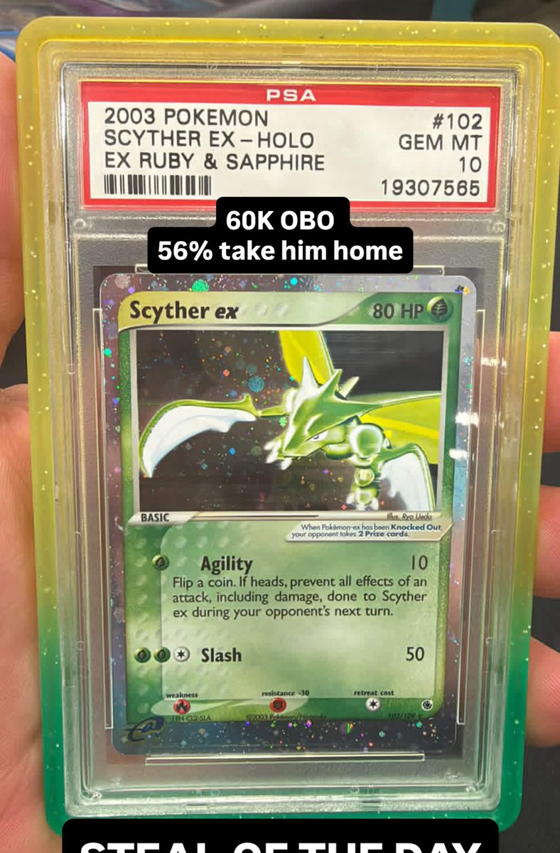 SCYTHEr EX PSA GEM MT 10