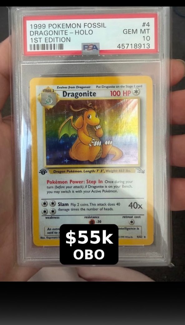 Dragonite PSA GEM MT 10