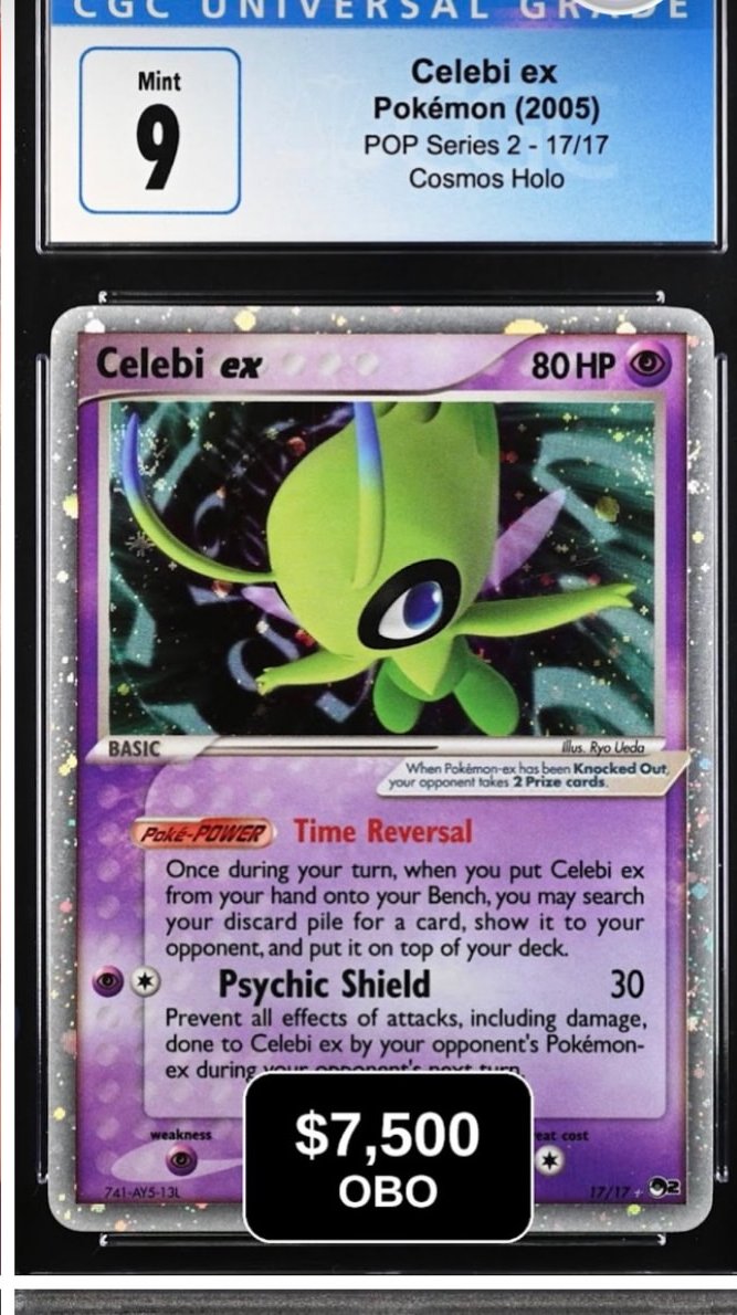 Celebi ex CGC Mint 9