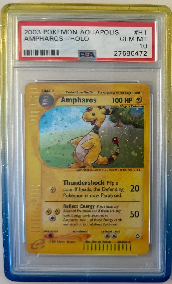 Ampharos PSA GEM MT 10