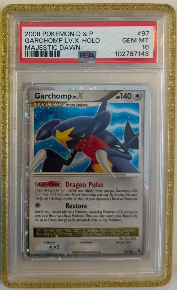 Garchomp Lv X PSA GEM MT 10