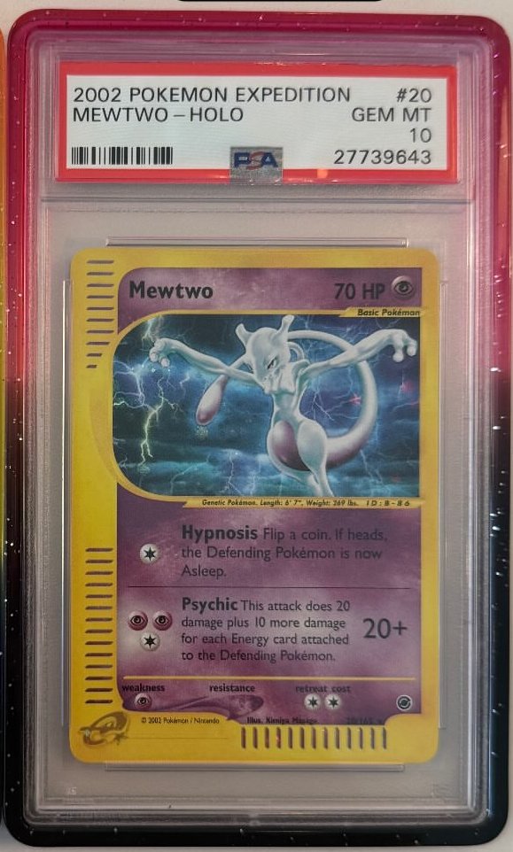 Mewtwo PSA GEM MT 10