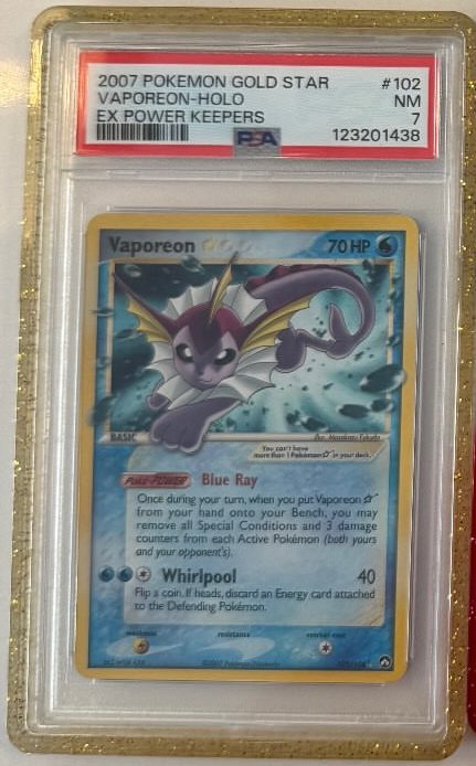 Vaporeon PSA NM 7