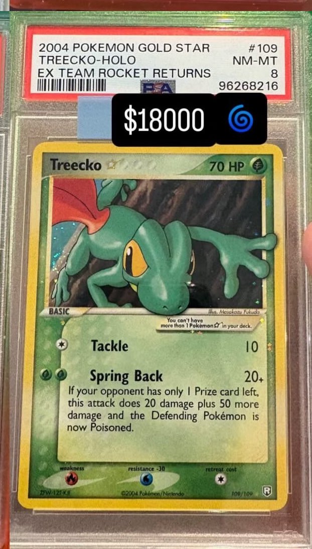 Treecko PSA NM-MT 8