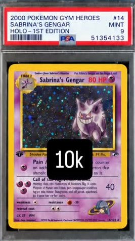 Sabrina's Gengar PSA MINT 9