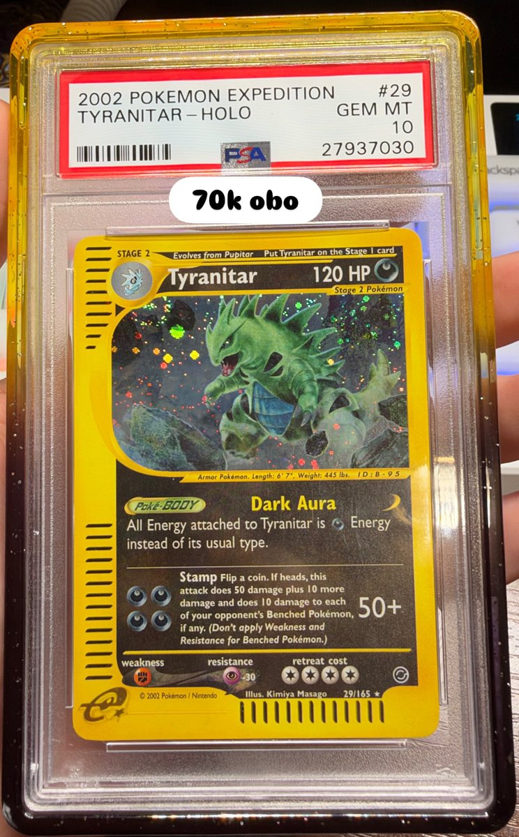 Tyranitar PSA GEM MT 10