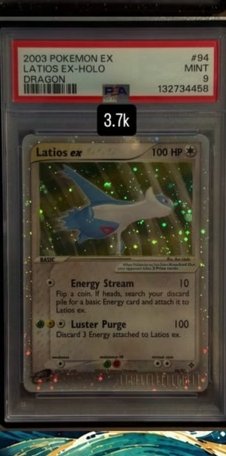LATIOS EX PSA MINT 9