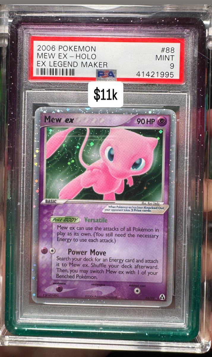 Mew EX PSA MINT 9