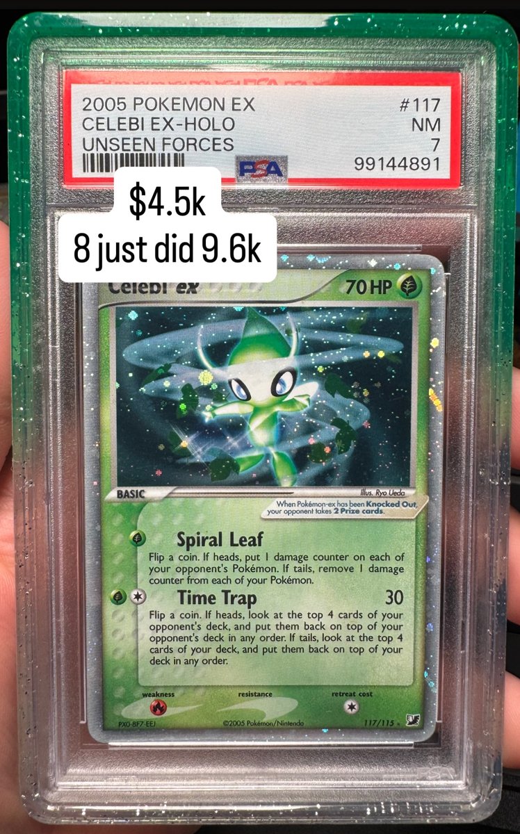 Celebi EX PSA NM 7