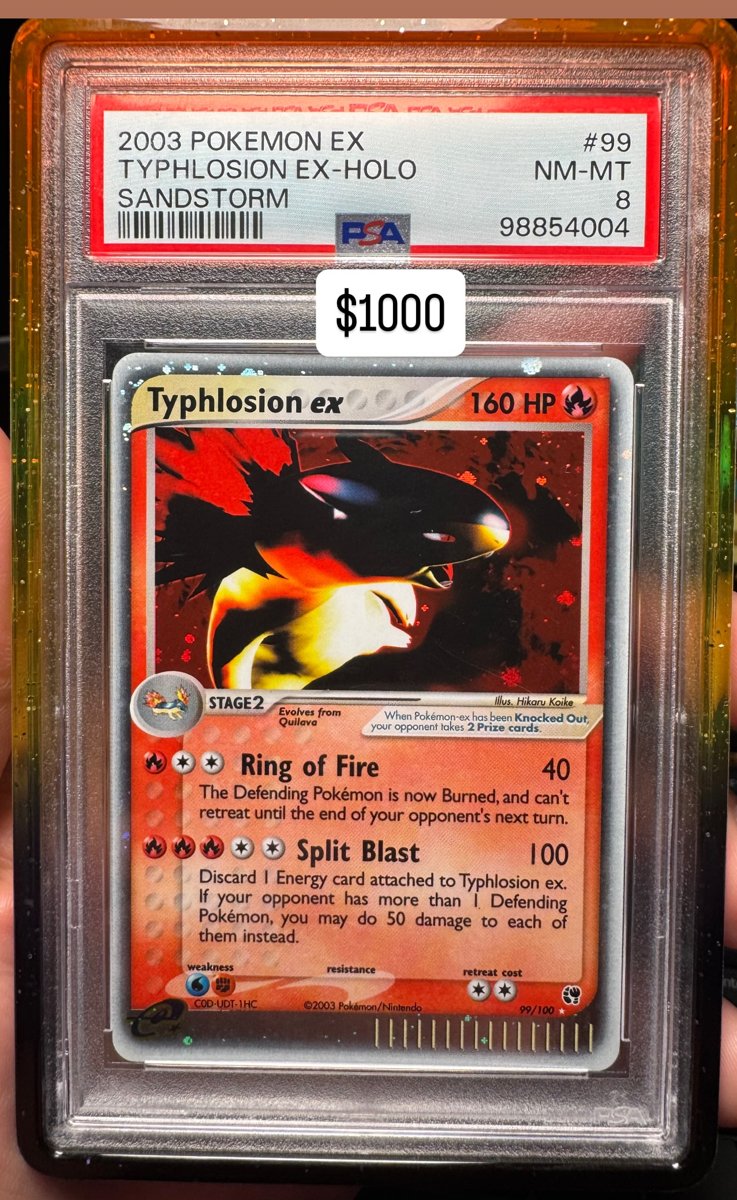Typhlosion EX PSA NM-MT 8