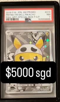 Piktut Tm Skill Pikachu PSA NM 7