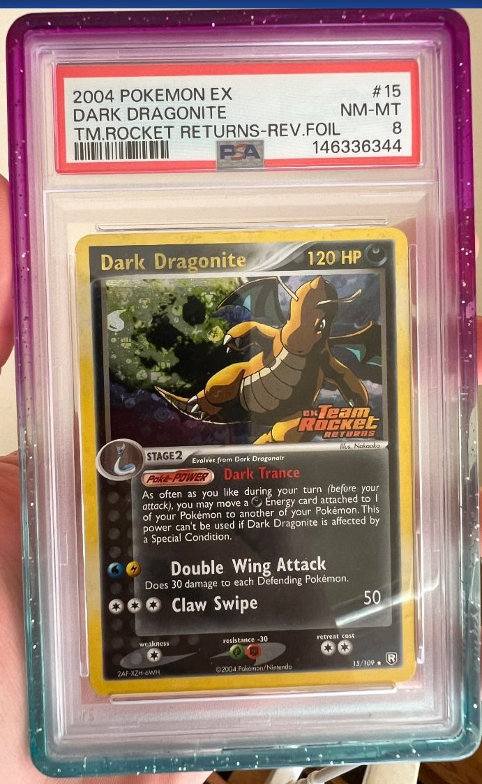 Dark Dragonite PSA NM-MT 8