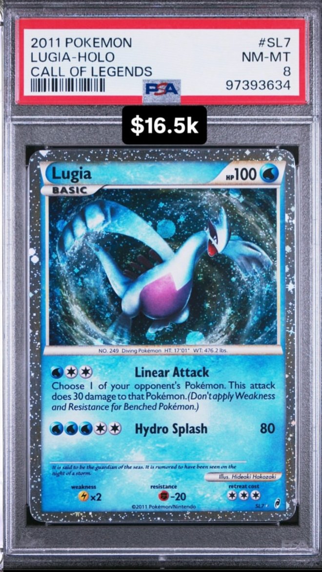 Lugia PSA NM-MT 8