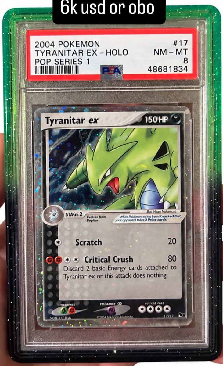Tyranitar EX PSA NM-MT 8