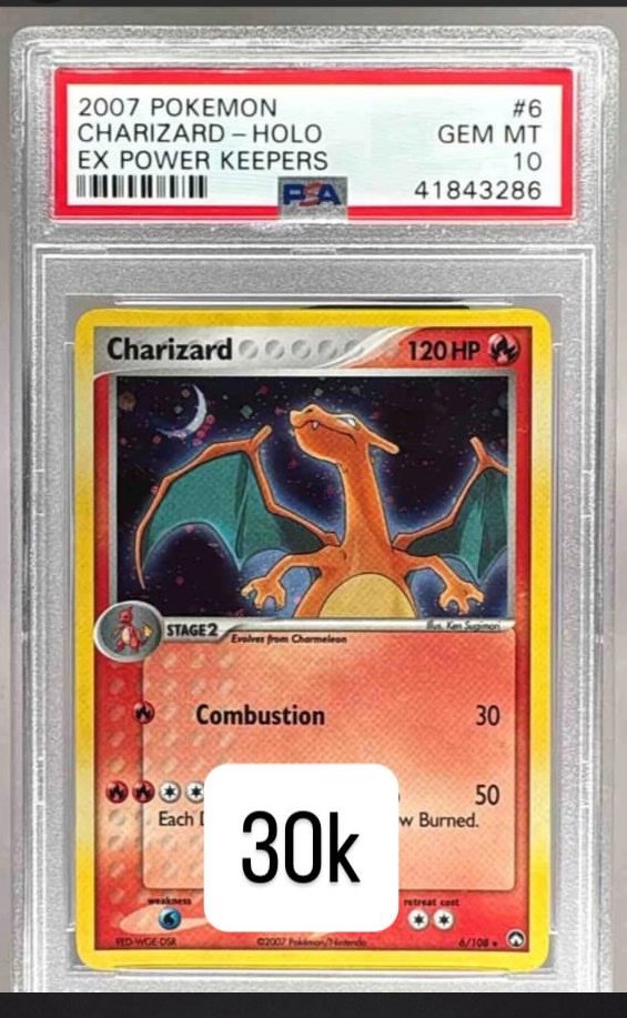 Charizard PSA GEM MT 10