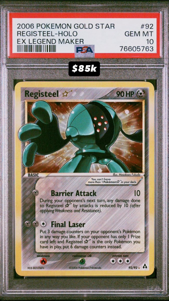 Registeel PSA GEM MT 10