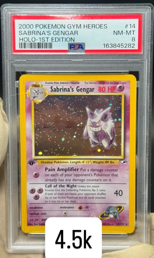 Sabrina's Gengar PSA NM-MT 8
