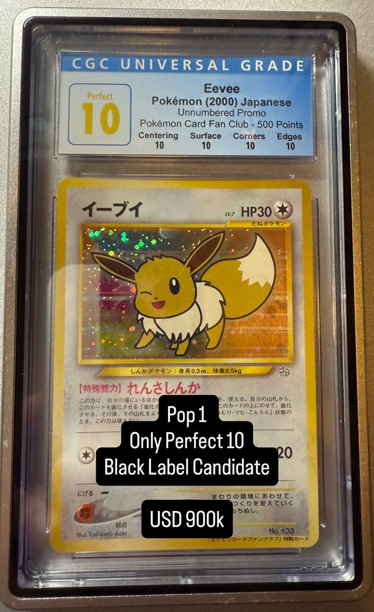 Eevee CGC Perfect 10