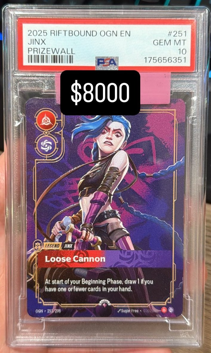 Jinx PSA GEM MT 10
