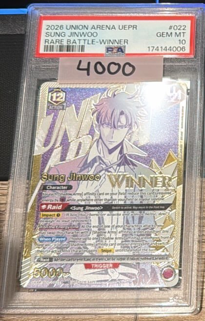 Sung Jinwoo PSA GEM MT 10