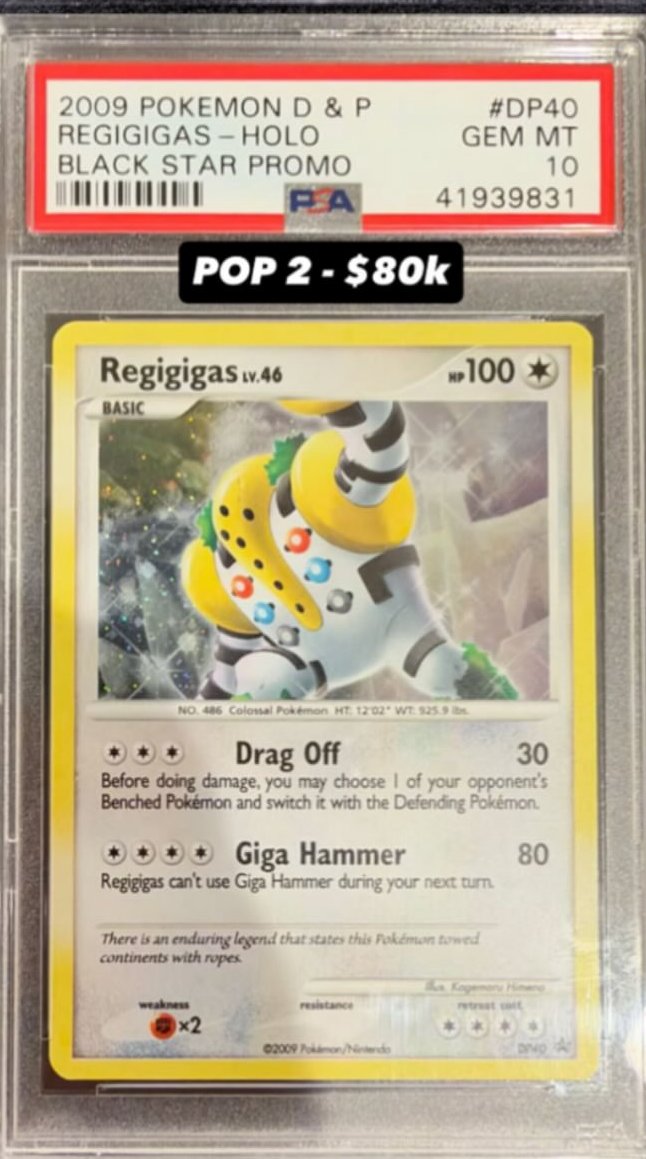 Regigigas PSA GEM MT 10