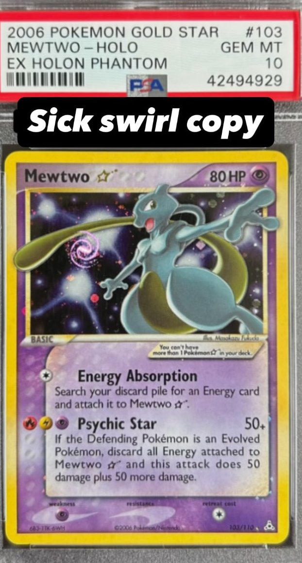 Mewtwo PSA GEM MT 10